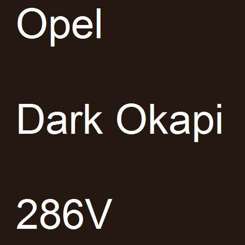 Opel, Dark Okapi, 286V.